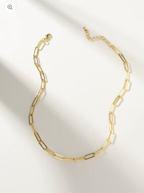 Uncommon James Gold Paperclip Chain Necklace